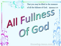 All the Fullness of God